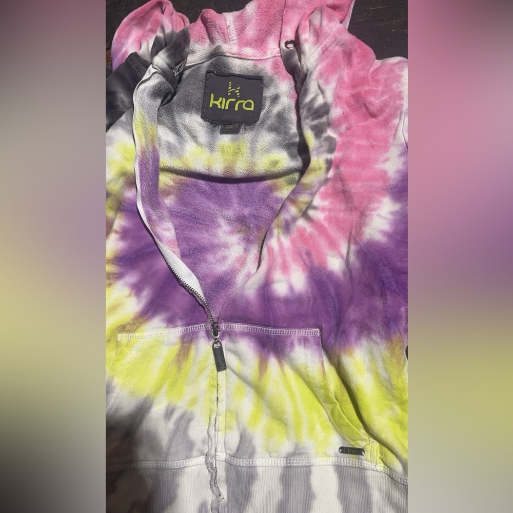 Tie dye jackets size L in both